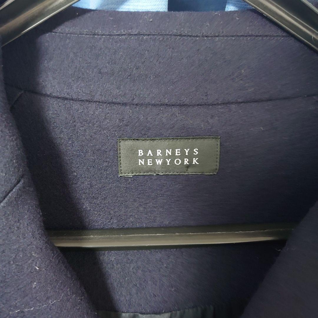 バーニーズニューヨーク　ベルテッドコート　ネイビー　48