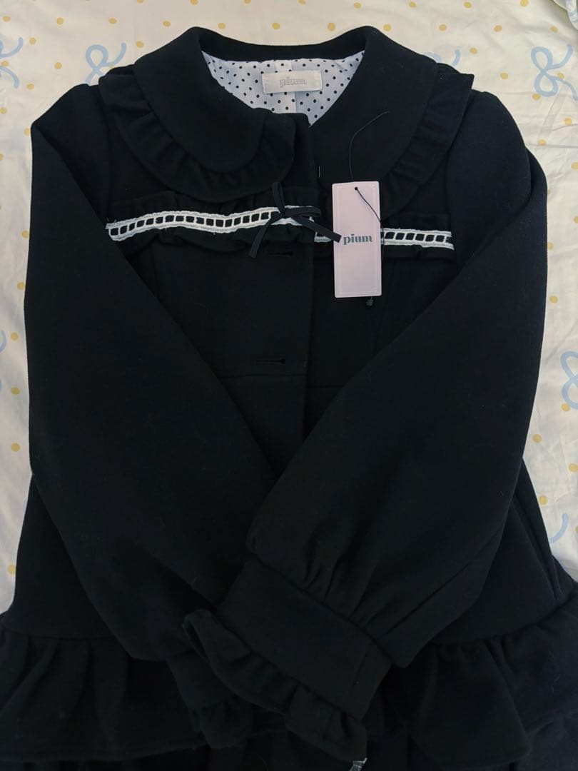 pium はしごレースティアードミニコート