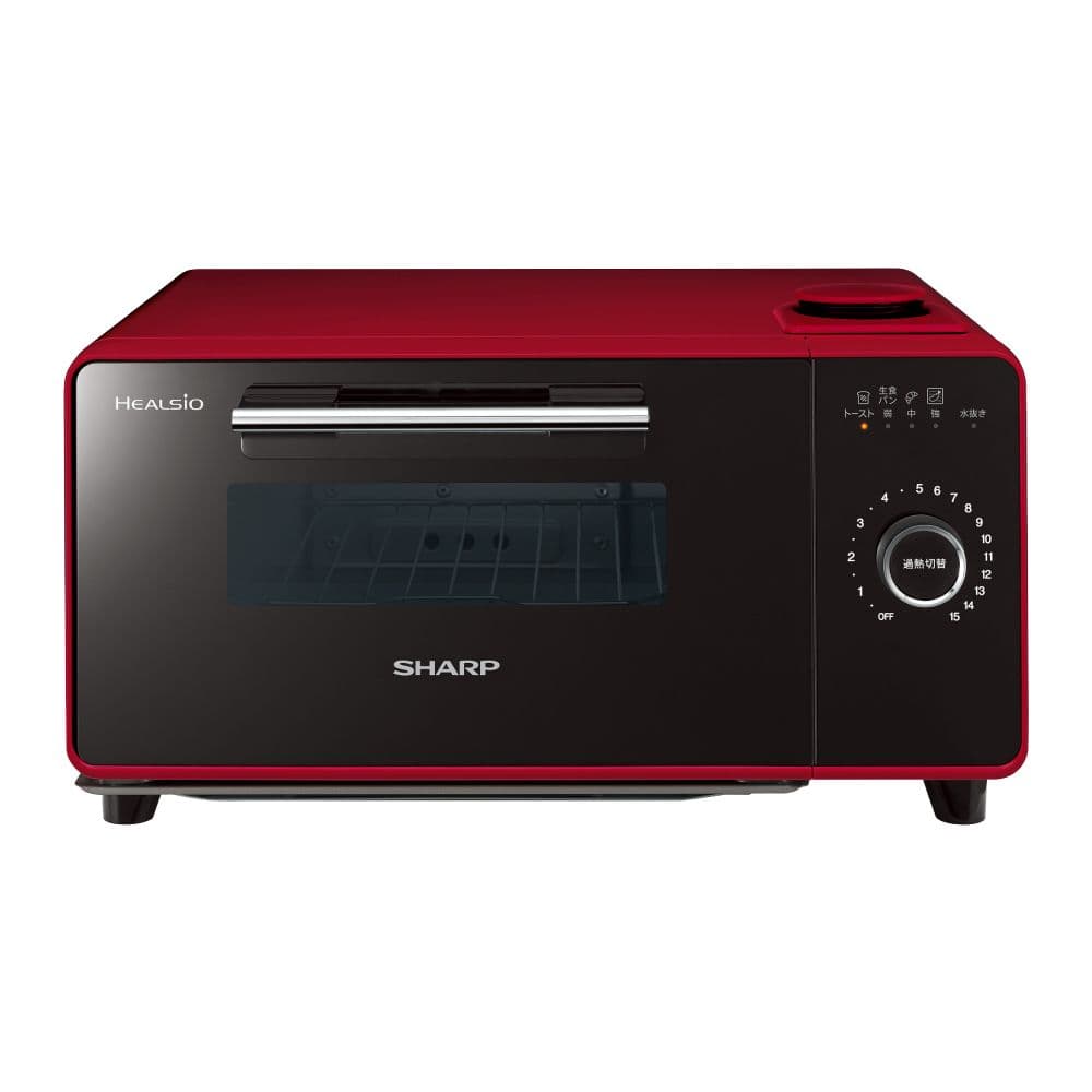 SHARP ウォーターオーブン トースター ヘルシオグリエ AX-GR2-R - メルカリ