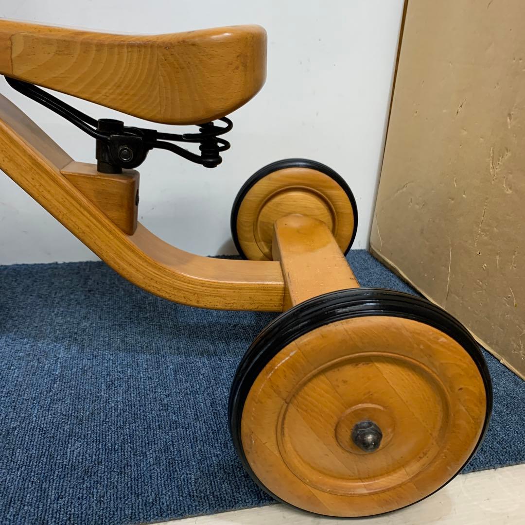 希少 木製 柏木工 KASHIWA幼児用 乗用玩具 三輪車 トライク 希少 木製