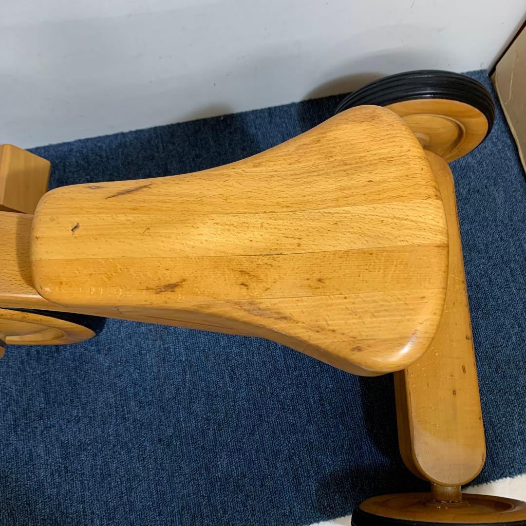 希少 木製 柏木工 KASHIWA幼児用 乗用玩具 三輪車 トライク 希少 木製