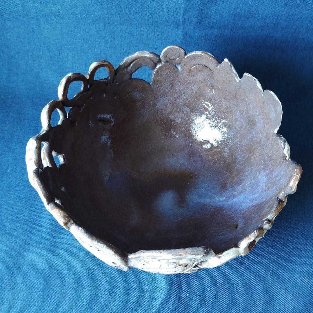 装飾的な陶器ボウル　オブジェ