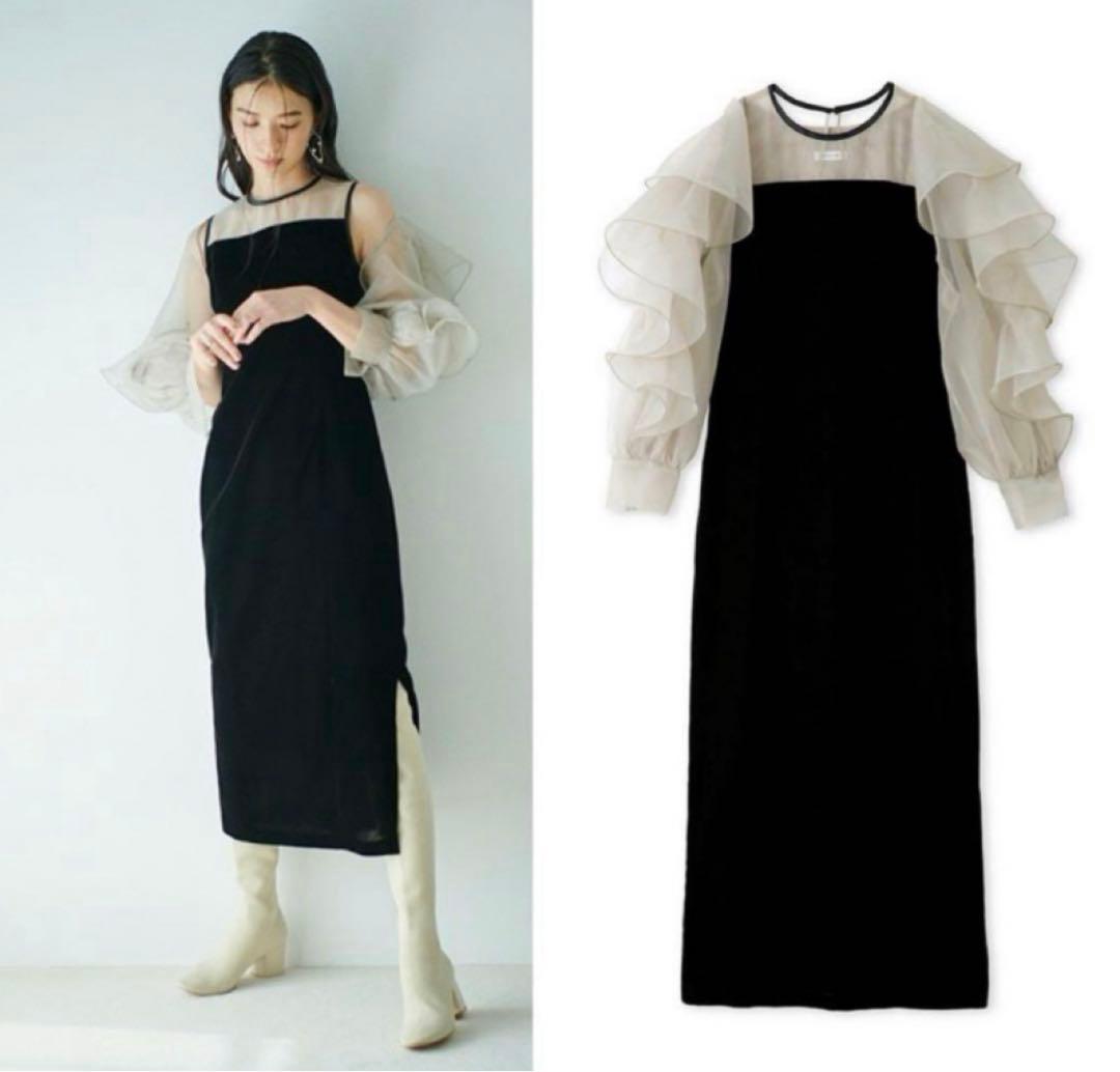 美品】FRAY I.D フリルボレロコンビドレス（完売品） - メルカリ