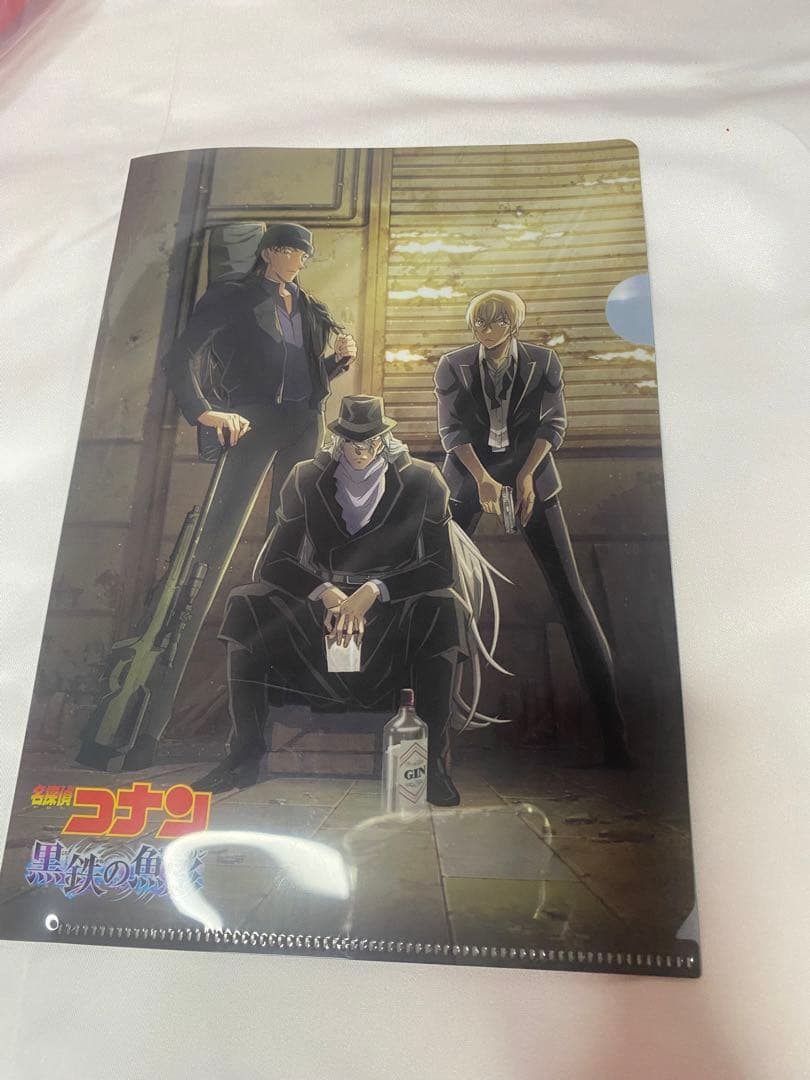 名探偵コナン 黒鉄の魚影 サブマリン クリアファイルA4 シール 名探偵