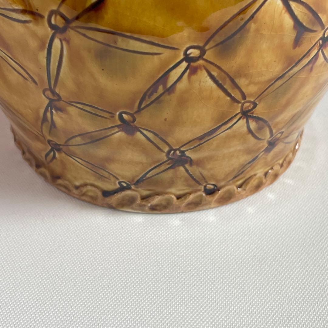 民藝 湯町窯 布志名焼 黄釉 手付水差し ピッチャー - メルカリ