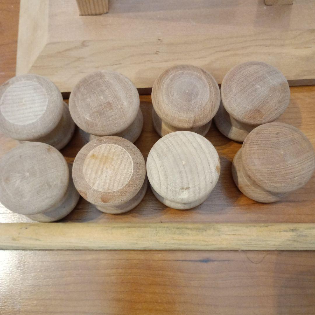 ベ*ル様 【値下げ】組紐 丸台と組玉16個　くみひも　紐つき　新品四角台つき