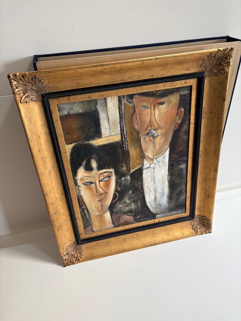 未使用　モディリアーニレプリカ　額縁入り