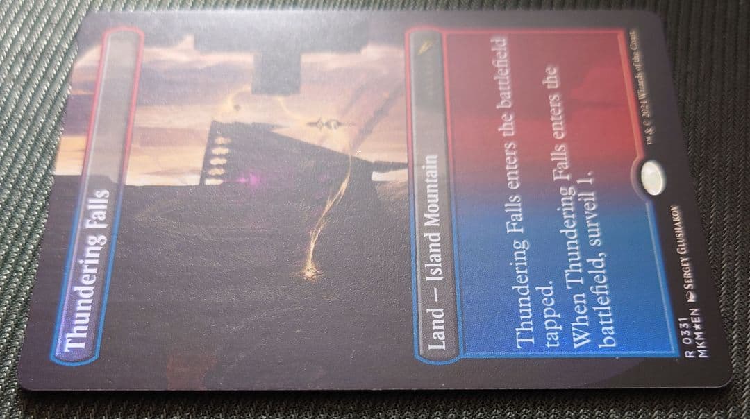 mtg 轟音の滝 ボーダーレス FOIL 英語版 mkm edh - メルカリ