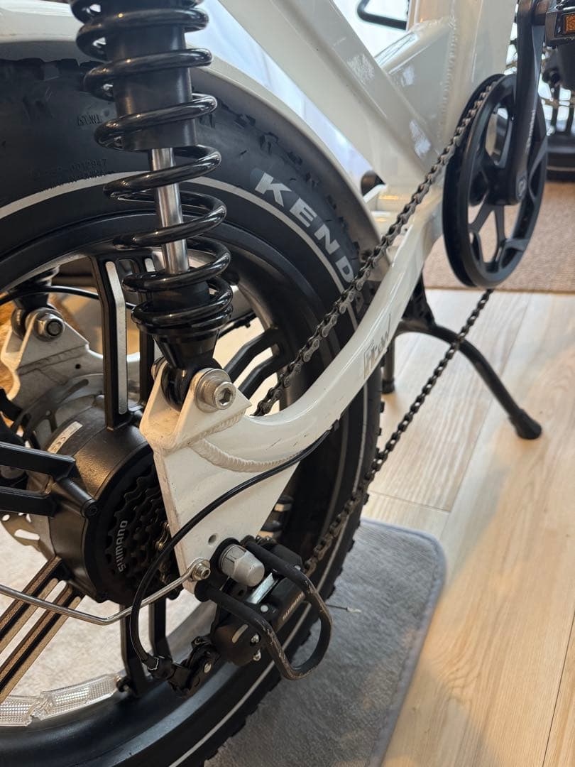 フローバイク ホワイト 電動アシスト自転車 カゴ付き FLOW - メルカリ