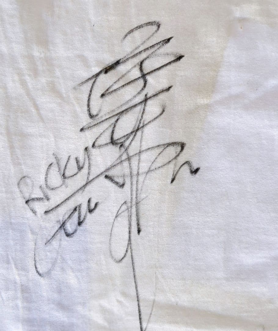 一点物] Duck Tails 直筆サインTシャツ 横山剣さん在籍期の物