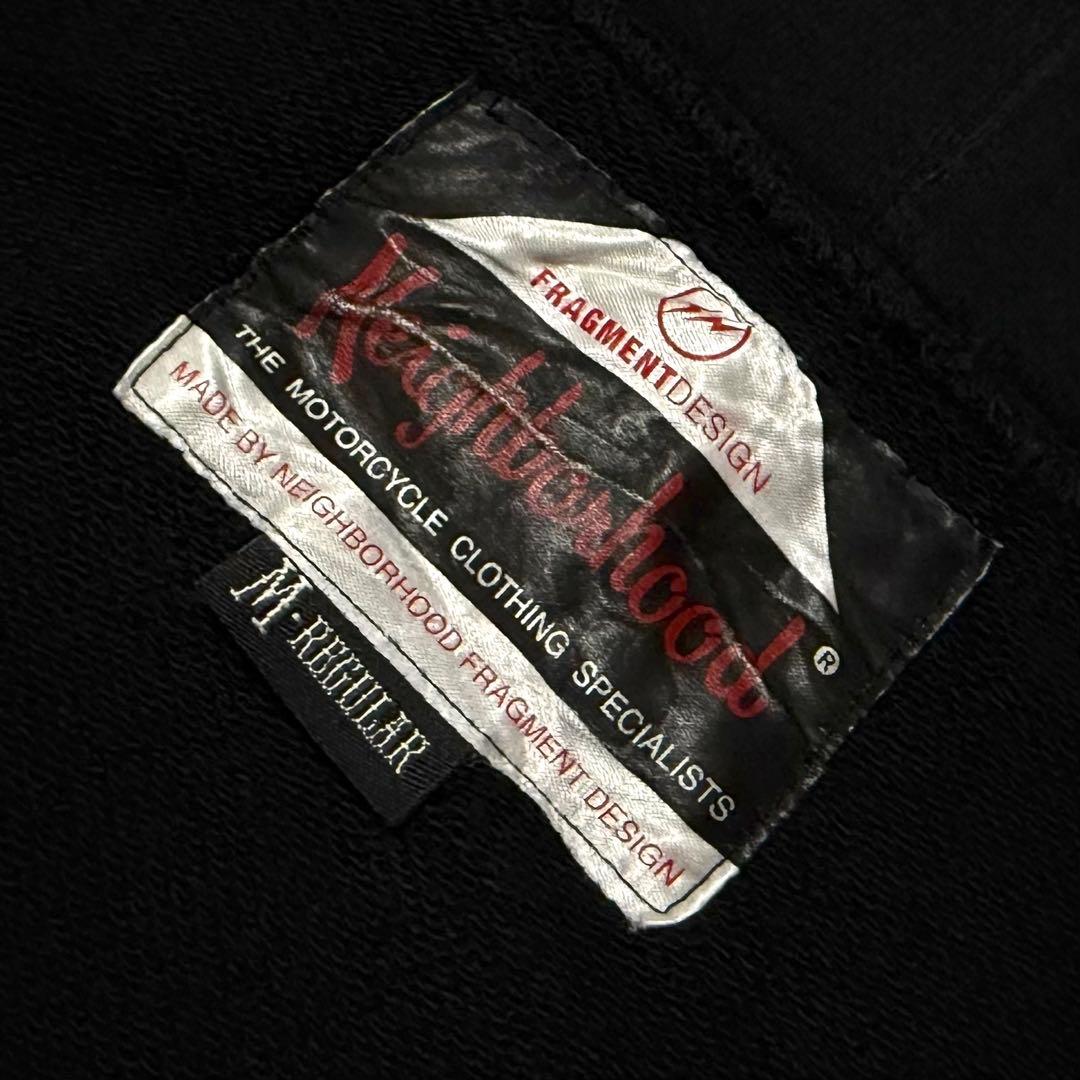希少 NEIGHBORHOOD × fragment ジップ パーカー 黒 M