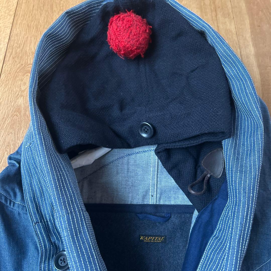 【美品】値下げ　kapital traggle デニムリングコート