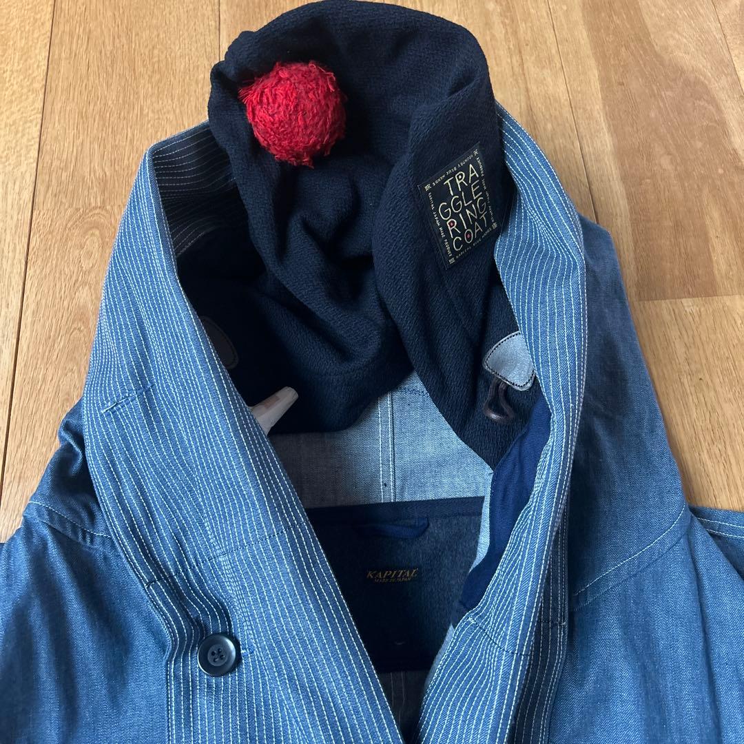 【美品】値下げ　kapital traggle デニムリングコート