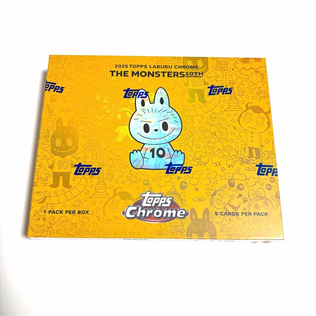 Topps Chrome 10周年記念ボックス ラブブ カード labubu - メルカリ
