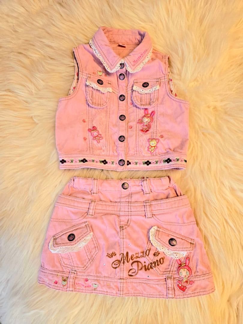 【✨激レア】⭐️MEZZO PIANO⭐️ベリエちゃん ピンクデニムセット