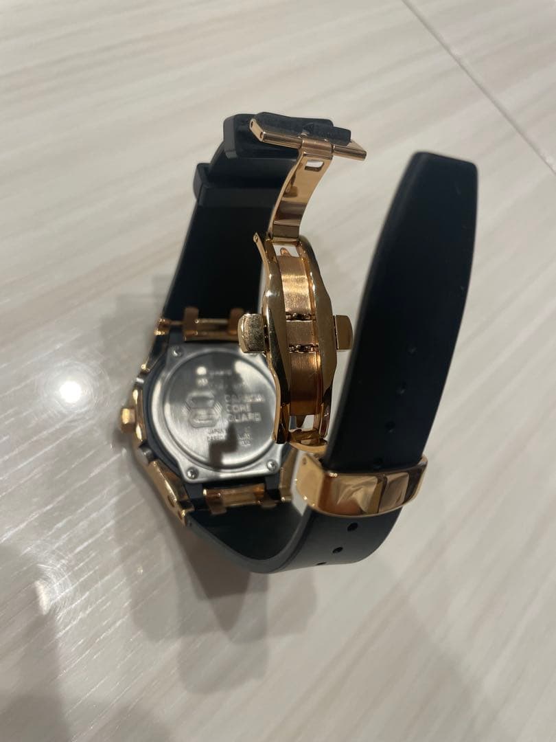 G-SHOCK カシオーク GA-2100ブラック/ゴールド ラバーベルト 時計