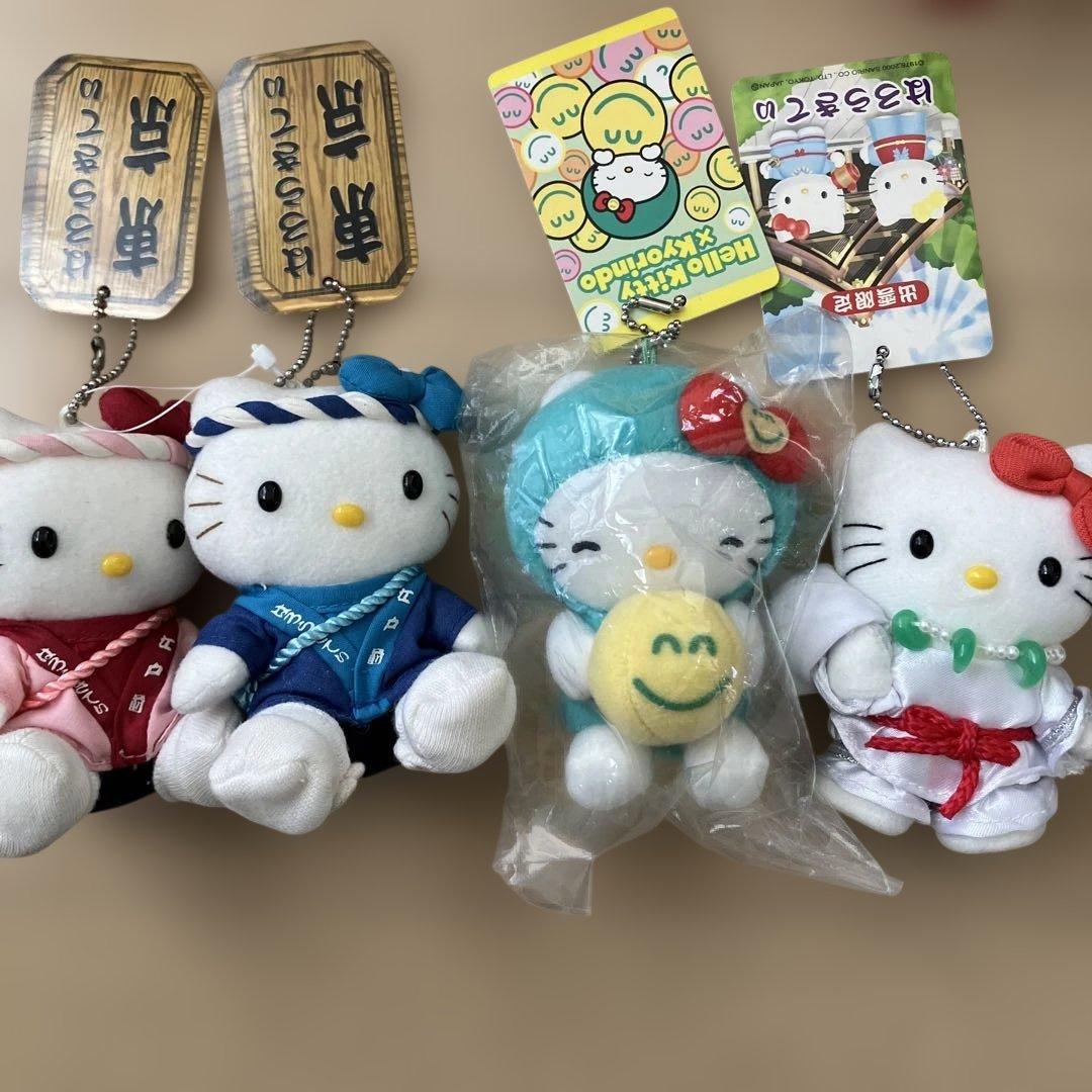 ご当地キティ　レトロキティ　ぬいぐるみ