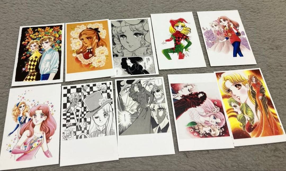 ガラスの仮面 ＢＯＸ入り　ポストカード30枚セット　ガラスの仮面展