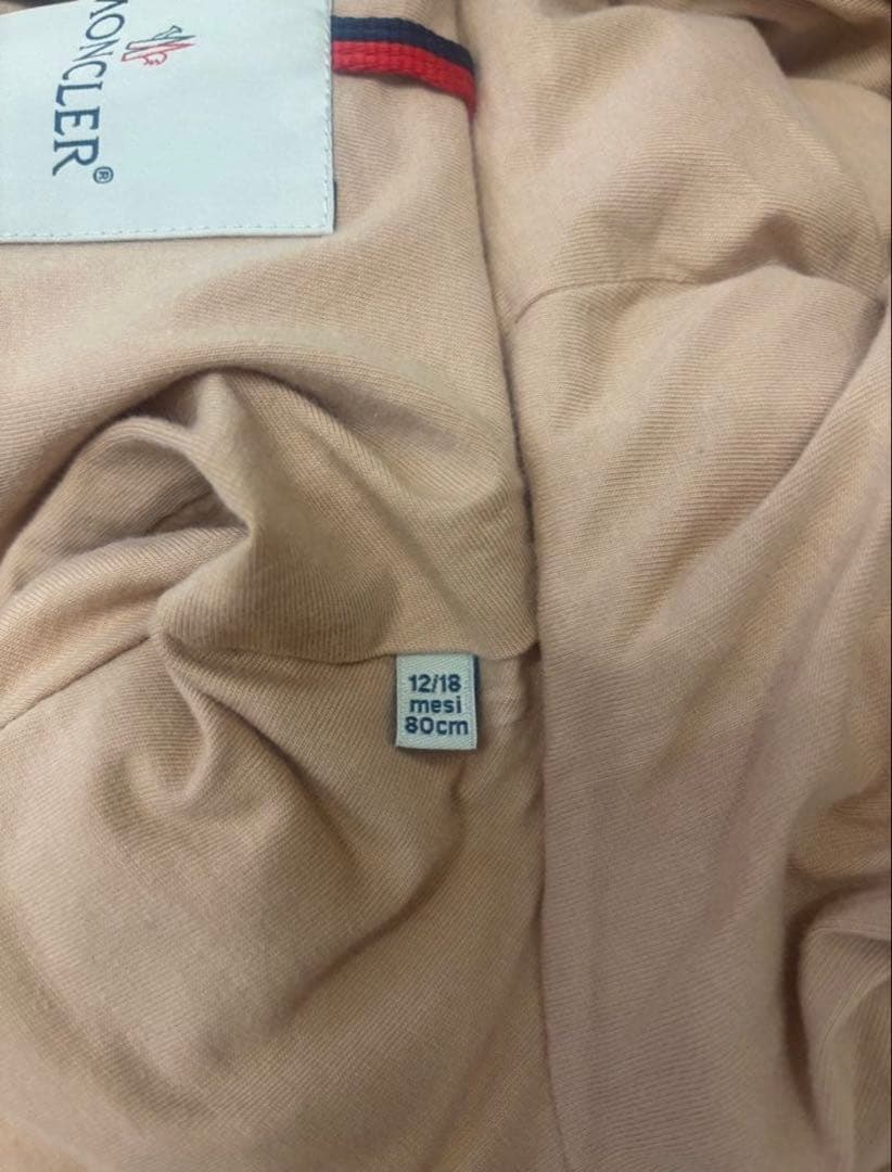 り*こ様 MONCLER ピンク ダウンコート 80