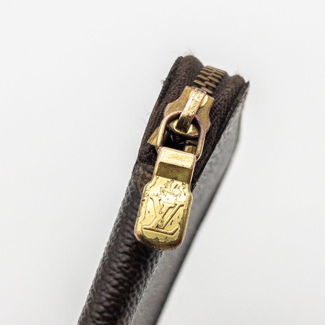 極美品】ルイヴィトン ポシェット6クレ モノグラム キーケース 茶色