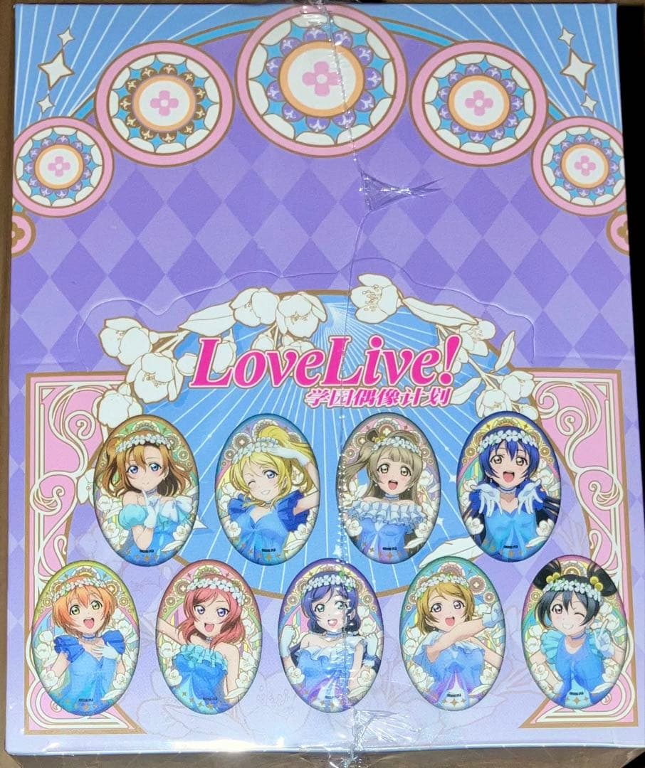 ラブライブ 海外 中国限定 繁花缶バッジ ユメノトビラ Box μ's