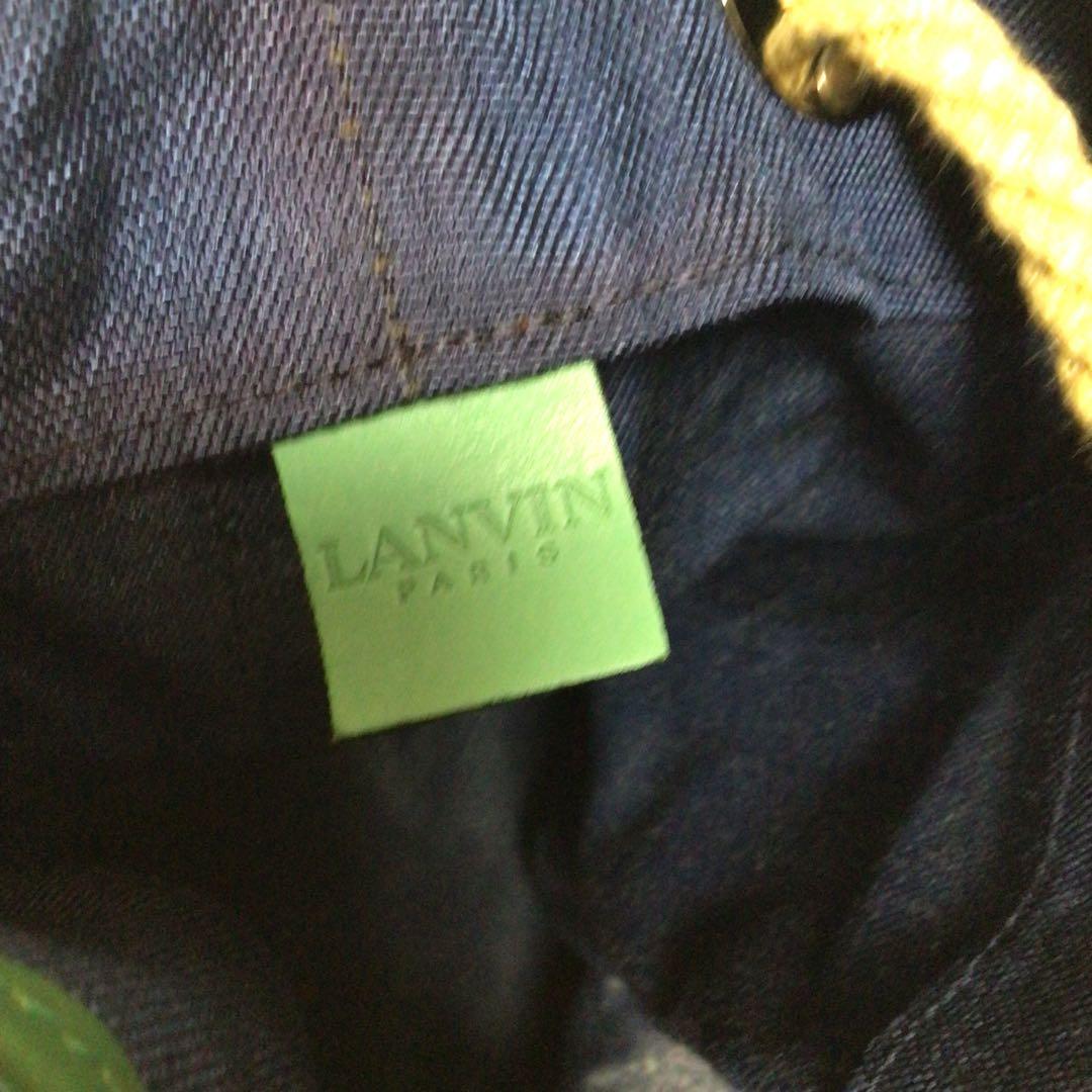 LANVIN SPORTS ショルダーバッグ ネイビー/グリーン