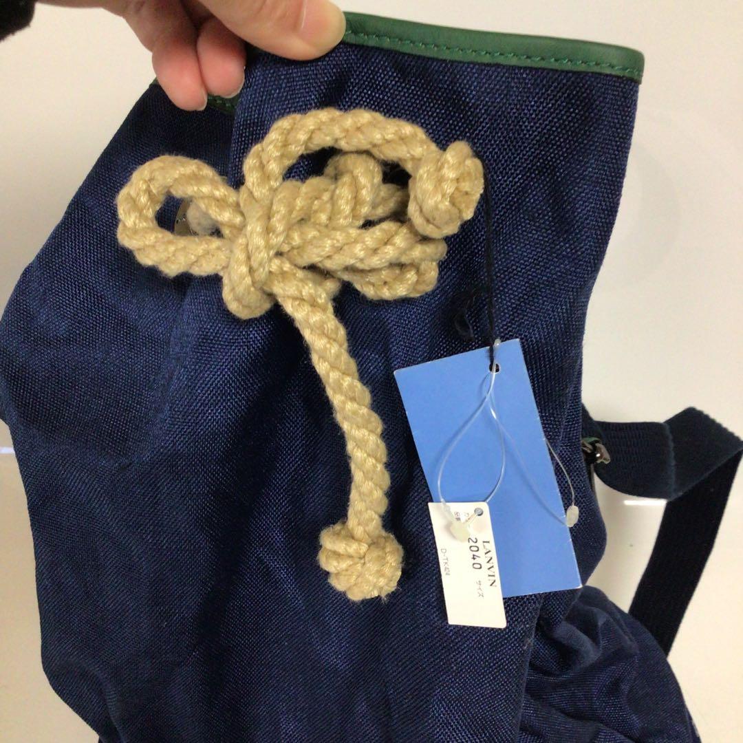 LANVIN SPORTS ショルダーバッグ ネイビー/グリーン