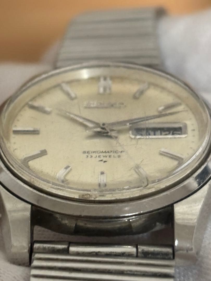 SEIKO セイコーマチック 自動巻き メンズ腕時計　5106-8010