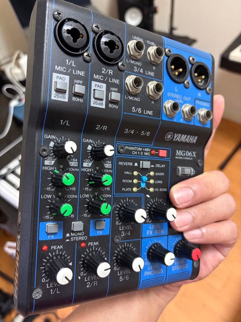 Yamaha MG06X 6チャンネルミキサー