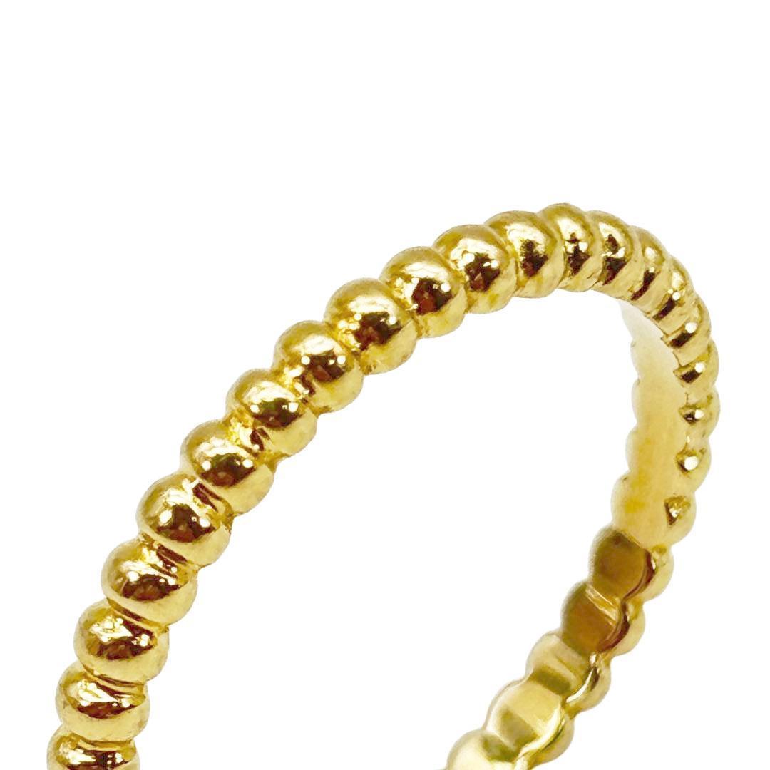 【美品】ヴァンクリーフ&アーペル ペルレ リング 指輪 55 スモール 3M56