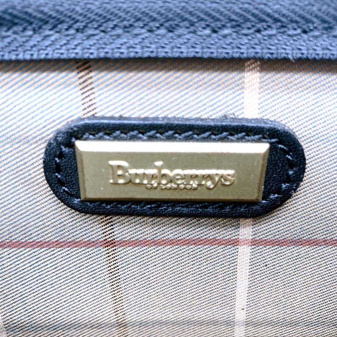 Burberry ビジネスバッグ　レザー　ブラック　ブリーフケース