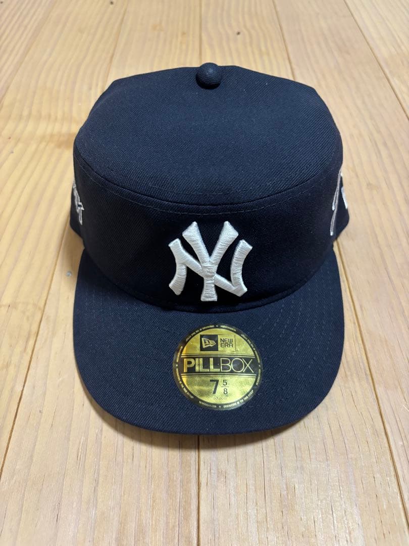 New Era Yankees Pillbox キャップ 7 5/8 New Era 