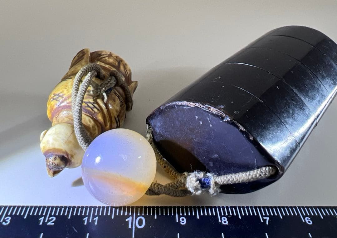 印籠人物根付緒締付　56g 東Y7-0918⭐︎2Fタエサ