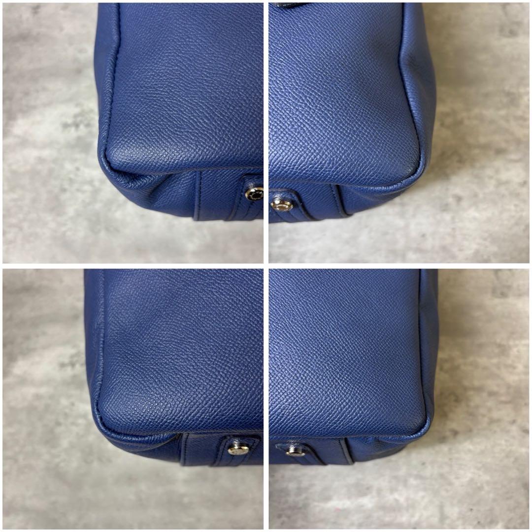 未使用 ADMJ エーディーエムジェイ シュリンクレザー トートバッグ