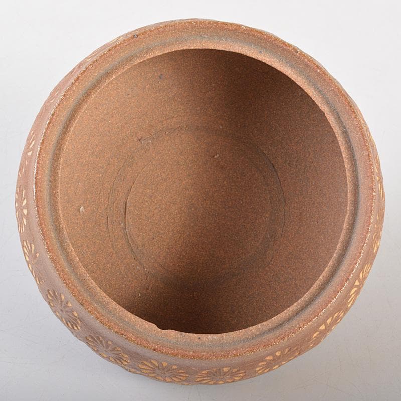 肥前 くろかみ窯 小野竹春作 花文 香炉 共箱 C R7327 - メルカリ