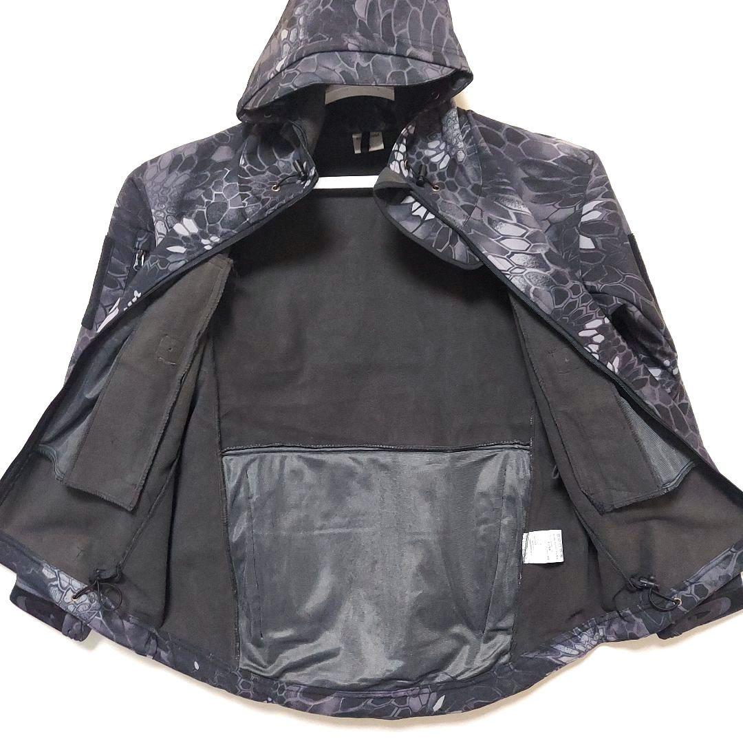 新品・タグ付き】BDU タクティカルジャケット迷彩柄 長袖 フード付き