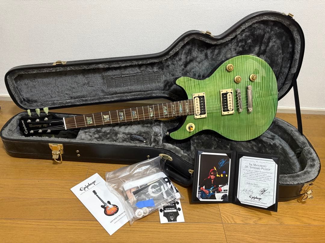 ギター Epiphone / Tak Matsumoto DC Aqua Blue Epiphone Tak Matsumoto DC Standard Aqua Blue アクアブルー《エレキ