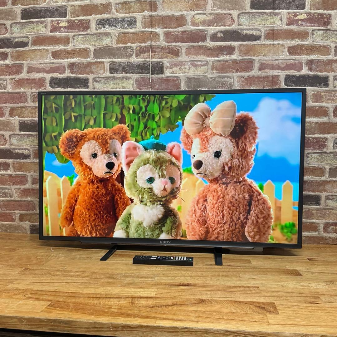 SONY 43V型 液晶テレビ BRAVIA KJ-43W730E 動画アプリ○｜SONY 43V型 液晶