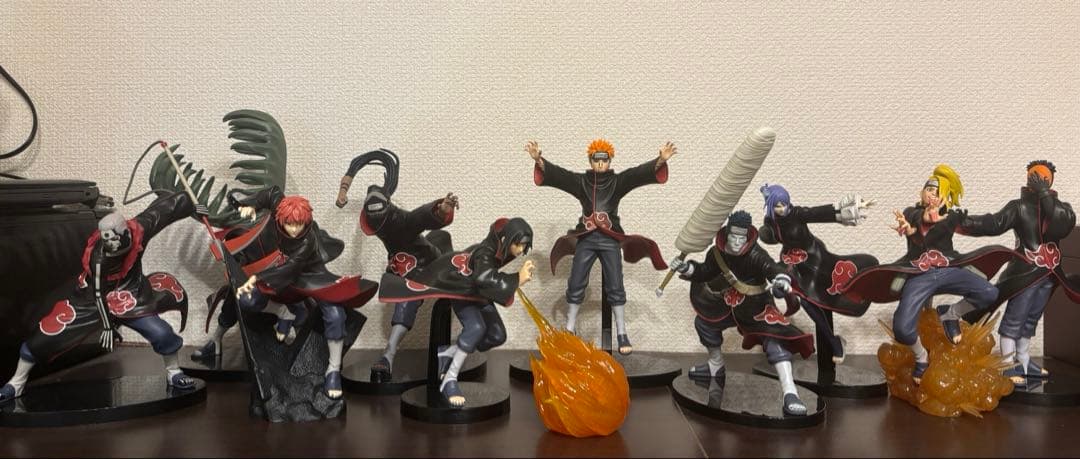 NARUTO 疾風伝 暁フィギュアセット 10体コンプリート 箱付き