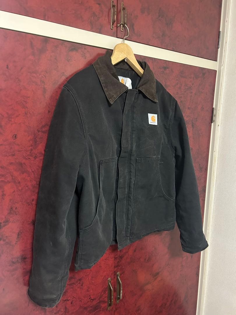 Carhartt ダークブラウン コットンジャケット