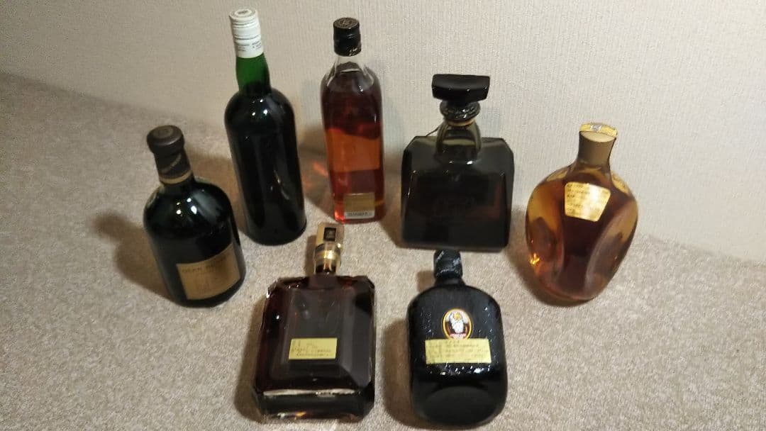 ブランデー6本まとめて 各種ウイスキー6本、ブランデー1本