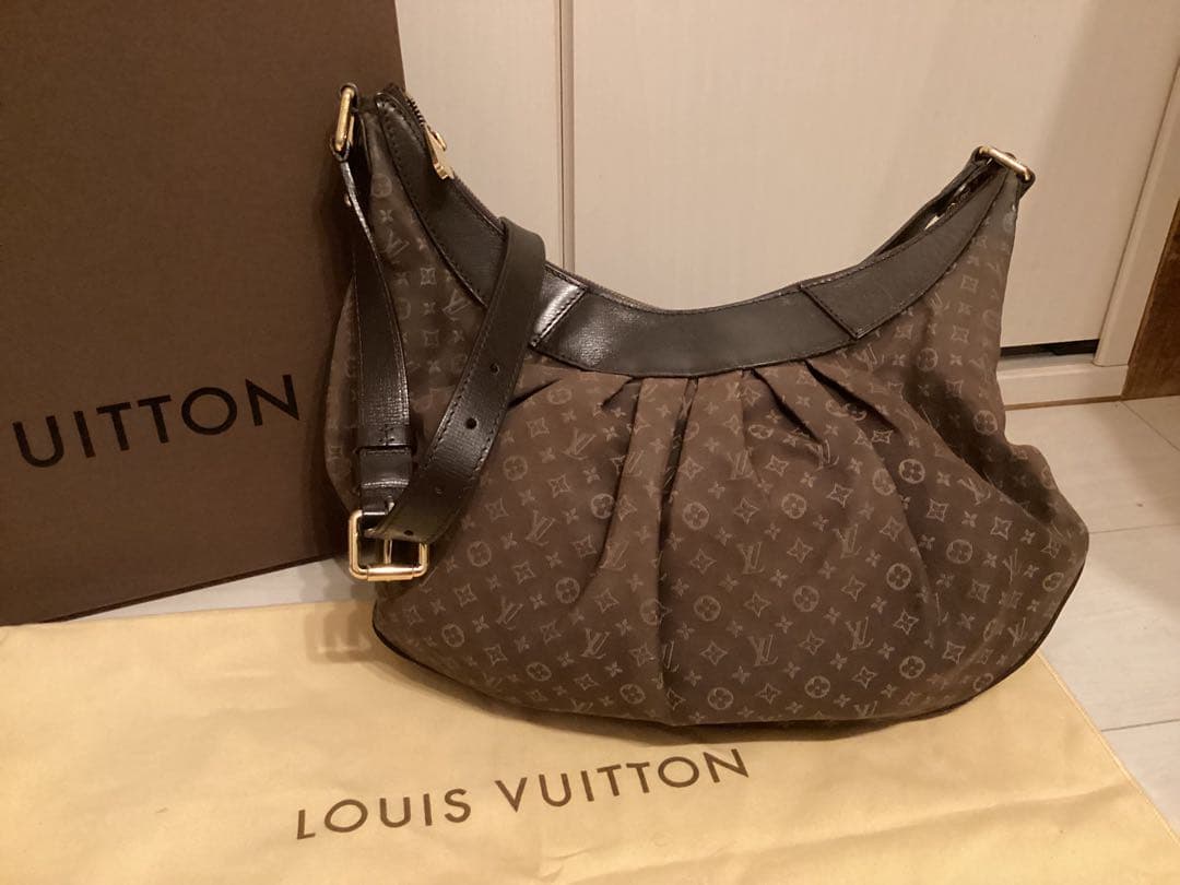 LOUIS VUITTON ルイヴィトンモノグラム ミニランショルダーバッグ本物