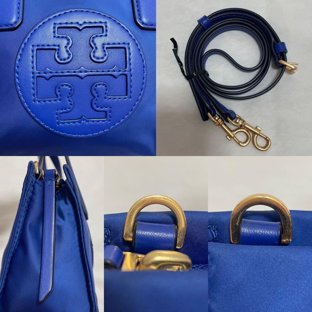 【美品】トリーバーチ エラ 2way ショルダーバッグ レザー×ナイロン 肩掛け