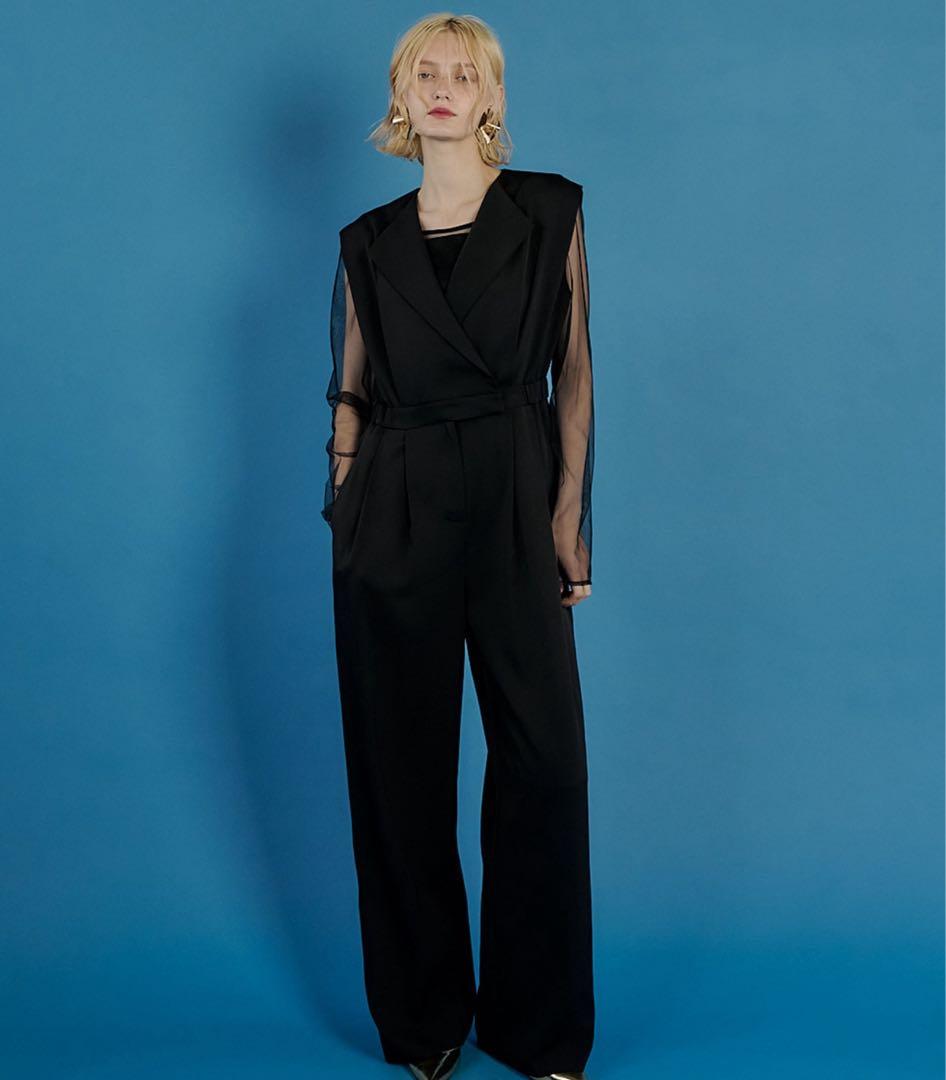 スーツ・フォーマル・ドレス Standout collar all-in-pants