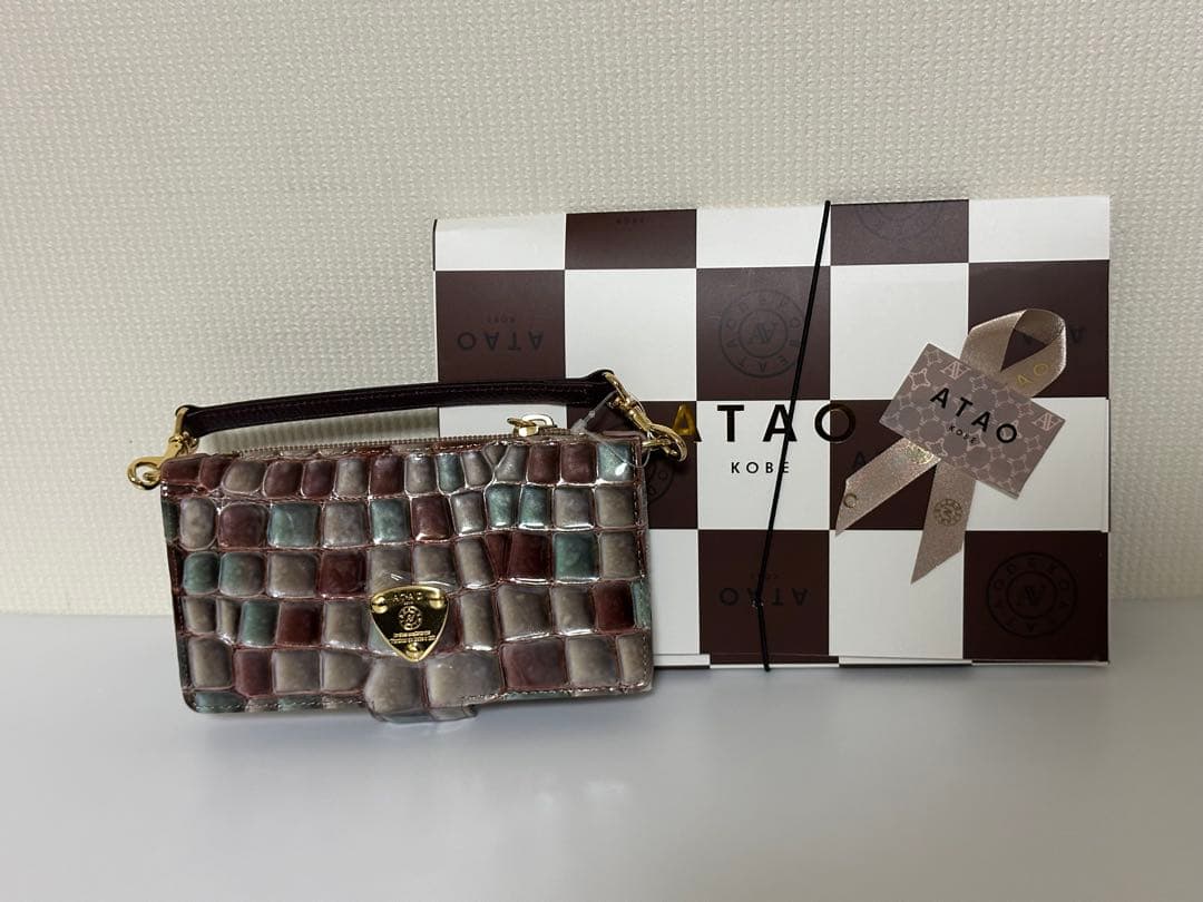 【専用】ATAO アタオ ヒッポ スマホケース アドリアエメラルド