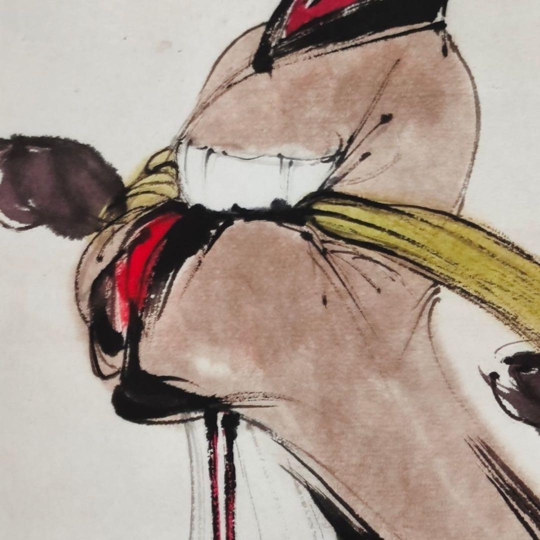 【掛軸 傅抱石風】美人図 中堂掛軸 逸品 168×70 装飾 アート インテリア