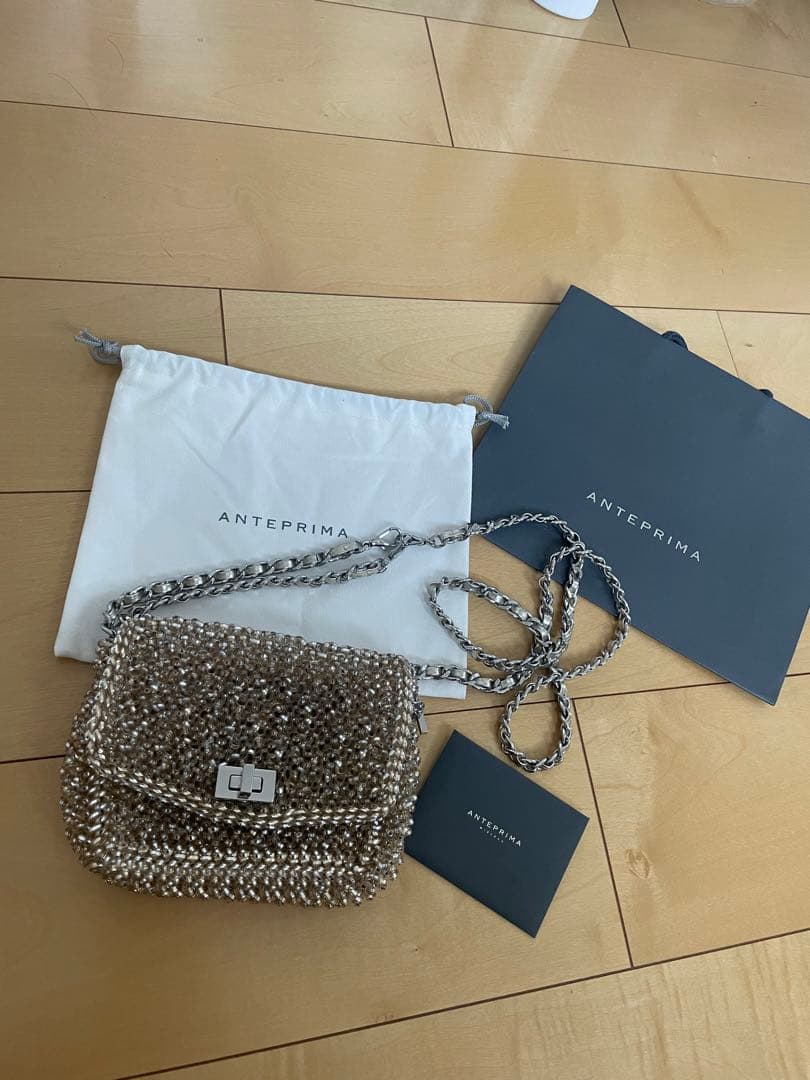 ANTEPRIMA アンテプリマ　ワイヤーバック シルバーゴールド ルッケット