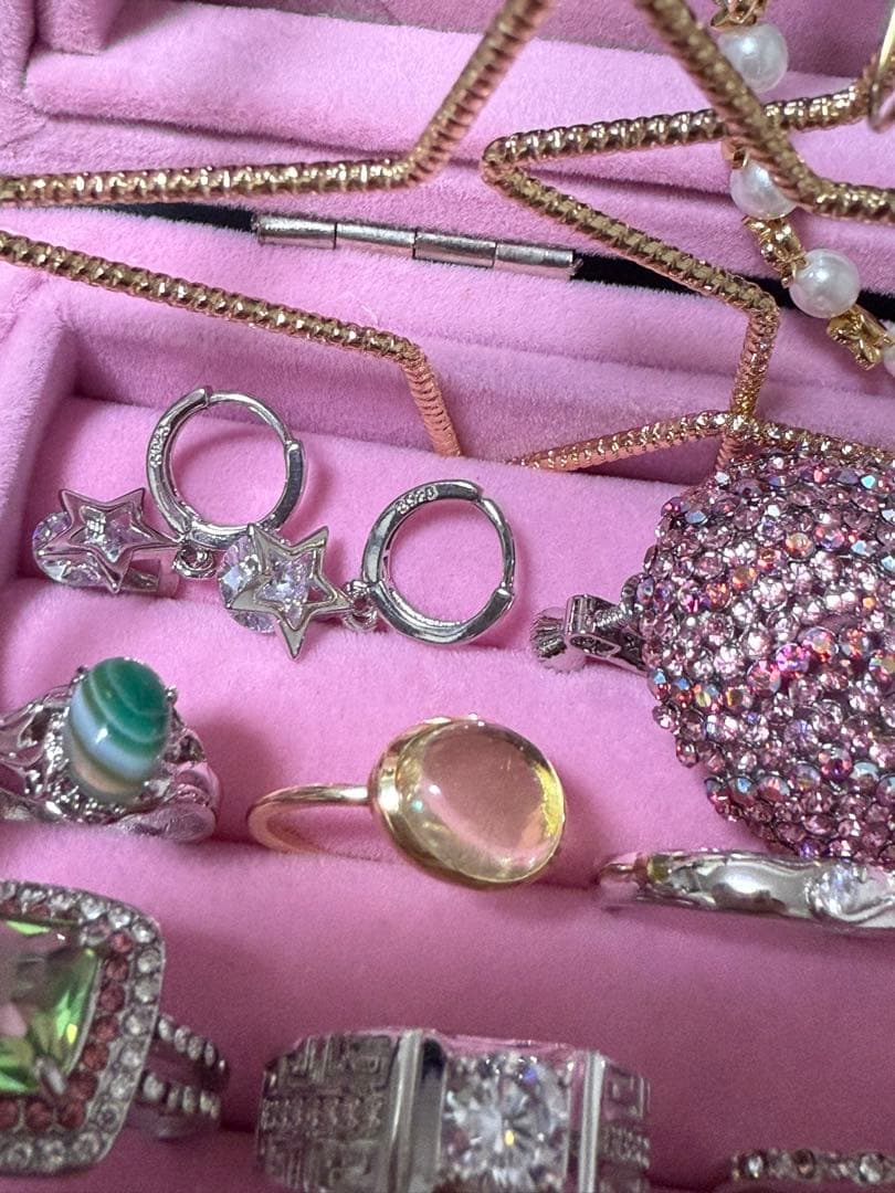 C*.様 遺品整理 アクセサリーまとめ　ネックレス　リング　等　USED品