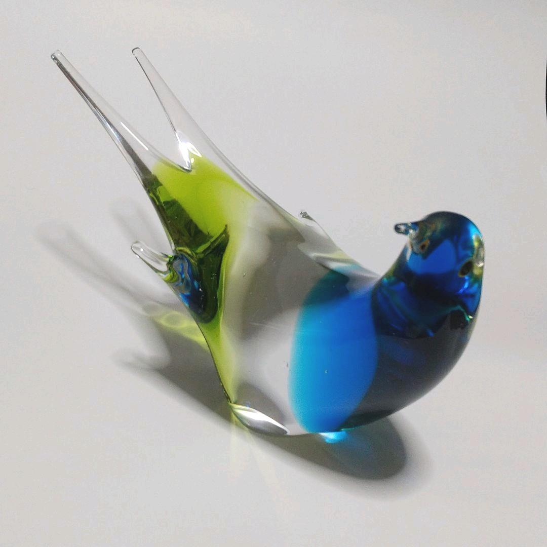 マルティグラス 鳥 2羽セット 置物 小物 ガラス - メルカリ