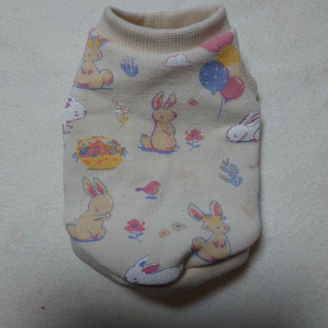 犬服 3S わんこの普段着ラビフェスクリーム全柄